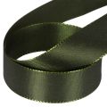 Taftband glänzend Grün 25mm 50m für Dekoration und Floristik | Floristik21.de