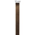 Dekoband Taft 10 mm 50 m Schokoladenbraun aus Polyester für Geschenkverpackung und Dekoration | Floristik21.de