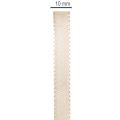 Geschenkband Stoff Beige 10mm x 50m für Verpackungen und Dekoration | Floristik21.de