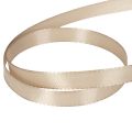 Geschenkband Stoff Beige 10mm x 50m für Verpackungen und Dekoration | Floristik21.de