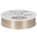 Geschenkband Stoff Beige 10mm
