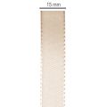 Dekoband Satinband Beige 15mm 50m/Rolle | Floristik21.de