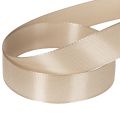 Dekoband Satin Beige Taftband 25mm x 50m | Floristik21.de