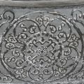 Dekoschale Metall Oval Muster