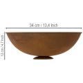 Dekoschale Metallschale Rost Deko Vintage Ø34cm H12cm | Floristik21.de
