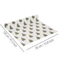 Dekostoff Meterware Weihnachten 35x120cm Motive Tannenbäume Schleifen 2 Rollen | Floristik21.de