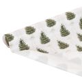 Dekostoff Meterware Weihnachten 35x120cm Motive Tannenbäume Schleifen 2 Rollen | Floristik21.de