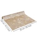 Tischläufer Polyester Schleifenmotiv 35x120cm Beige Creme 2 Stück | Floristik21.de