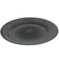 Dekoteller Anthrazit Ø33cm | Floristik21.de