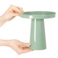 Dekoteller Metall Grün Rund 20 cm | Floristik21.de