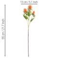 Künstliche Färberdistel orange 55cm Kunstblume für Innenbereich 4St | Floristik21.de
