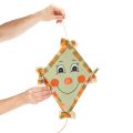 Deko-Drachen aus Papier mit Gesicht und Aufhänger, 40 cm, 2er-Set, bunt | Floristik21.de