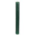 Floristik21 Dunkelgrüne Stabkerzen 34x300mm, lang brennend, 4er-Set für Dekoration & Ambiente