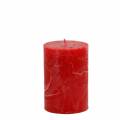 Floristik21 Durchgefärbte Kerzen Rot 70x100mm 4St