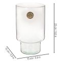 Glasgefäß Zylinder 25cm Transparent aus Glas | Floristik21.de