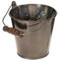 Deko Metalleimer Zink 13 cm