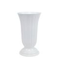 Floristik21 Lilia Vase Weiß Ø16cm 1St