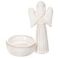 Engel Figur mit Schale und