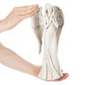 Engelfigur betend stehend 36 cm weiß für Innenbereiche | Floristik21.de