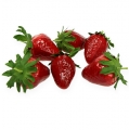 Floristik21 Künstliche-Erdbeeren Rot sort. 36St