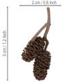 Erlenzapfen lose 3 cm Naturbraun 300 g für Dekoration | Floristik21.de