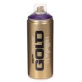 Floristik21 Farbspray NC-Acryl Montana Gold Lila Deep Purple 400ml für Innen- und Außenbereiche