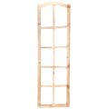 Floristik21 Fensterrahmen Holz 100cm naturfarben mit Aufhängern für Wandgestaltung