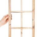 Fensterrahmen Holz 100cm naturfarben mit Aufhängern für Wandgestaltung | Floristik21.de