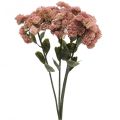 Floristik21 Fetthenne Rosa Sedum Mauerpfeffer Kunstblumen H48cm 4St