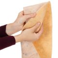 Wollfilzband, zweifarbig, 15 cm x 5 m, Orange und Mehrfarbig, für Topfdekoration | Floristik21.de