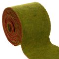 Floristik21 Wollfilzband als zweifarbiges Topfband, 150 mm x 5 m, rote und andersfarbige Seite