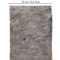 Wollfilz Topfband, 15 cm x 5 m, zweifarbig Grau/Schwarz | Floristik21.de