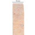 Wollfilz-Topfband, zweifarbig Orange und Mehrfarbig, 7,5 cm breit, 5 m lang | Floristik21.de