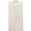 Filzband aus 100 % Wolle, zweifarbig Weiß/Grau, 7,5 cm breit, 5 m Rolle | Floristik21.de