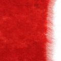 Floristik21 Filzband Deko zweifarbig Rot, Weiß Topfband Weihnachten 15cm×4m