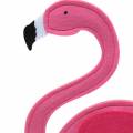 Floristik21 Sommerdeko Flamingo stehend Filz Pink 28×H58cm