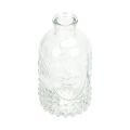 Floristik21 Dekoflaschen Mini Vasen Glas Kerzenständer H12,5cm 6St