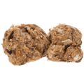 Floristik21 Schafwolle Braun meliert Naturwolle lose 250g für Bastelarbeiten