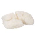 Floristik21 Schafwolle lose Naturwolle 250g Weiß meliert für Basteln und Dekoration