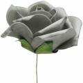 Floristik21 Foam Rose Grau Ø15cm 4St