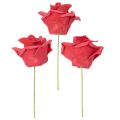 Kunstblume Rose rot mit