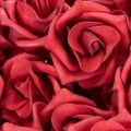 Kunstblume Rose rot mit