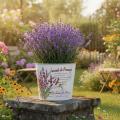 Übertopf Metall Blumentopf Lavendel Ø24cm H21cm | Floristik21.de