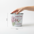 Übertopf Metall Blumentopf Lavendel Ø24cm H21cm | Floristik21.de