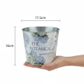Übertopf Blumentopf Metall klein Hortensie Ø17,5cm H16cm | Floristik21.de