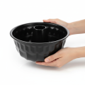 Küchendeko Schwarz Kuchenform Gugelhupf Metall Ø23cm | Floristik21.de