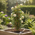 Metall Rankgitter 108 cm Höhe für Rosen und Kletterpflanzen Außengestaltung Set mit 2St | Floristik21.de