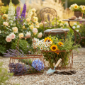 Drahtkorb oval Gitterkorb mit Henkel Gartendeko Rost 30/25cm 2er-Set | Floristik21.de