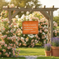 Gartenschild Rost Metall mit Spruch Das Leben 35x30cm | Floristik21.de