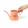 Metall Deko Gießkannen Orange Pusteblume Teelichthalter 12cm 2St | Floristik21.de